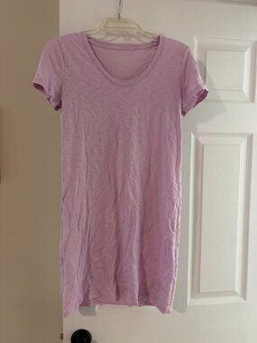 Lilac T-Shirt Dress